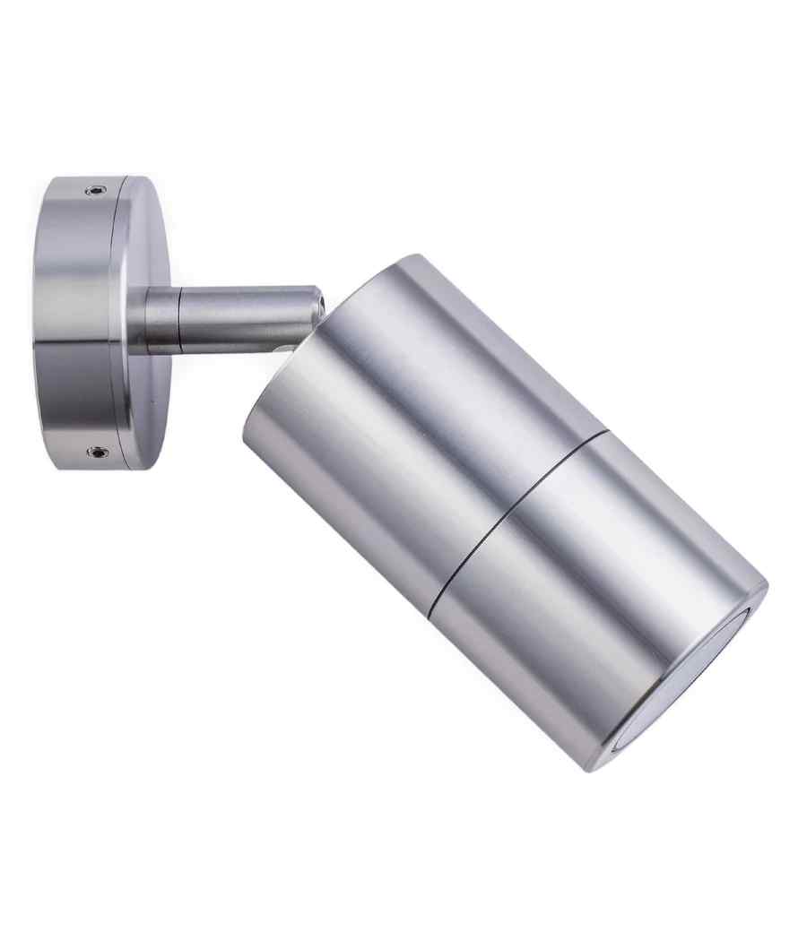 CLA GU10 Exterior Wall Pillar Spot Lights (Anodized Aluminium) IP65 - Image 2