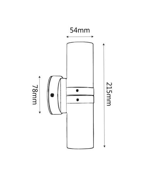 CLA MR16 Exterior Wall Pillar Spot Lights (Aged Copper) IP54 - Image 7