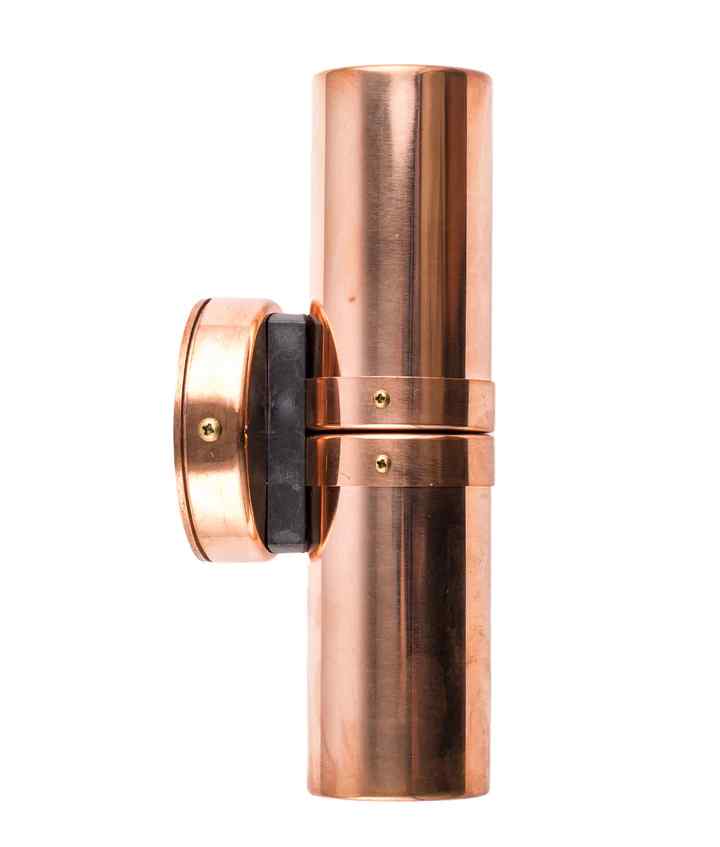 CLA GU10 Exterior Wall Pillar Spot Lights (Light Weight Copper) IP54 - Image 8