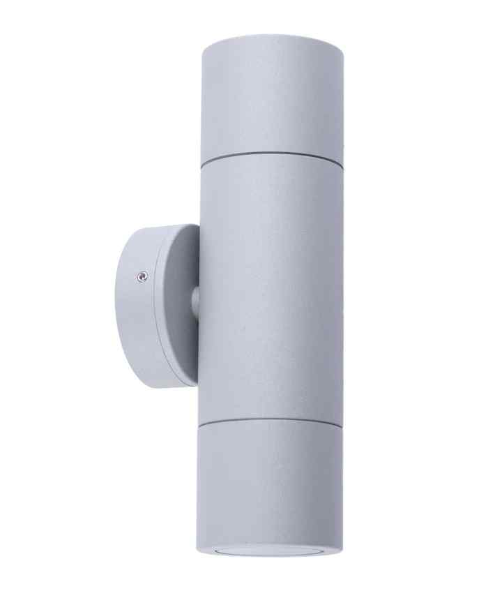 CLA GU10 Exterior Wall Pillar Spot Lights (Matte Grey) IP65 - Image 8