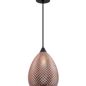 CLA RICTUS: Bohemian Glass with Quadrilateral Segments Ellipse Shape Pendant Lights