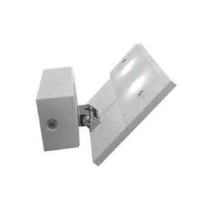 CLA RIO: City Series LED Interior Matte White Rectangular Up Light 90° Adjustable Wall Light
