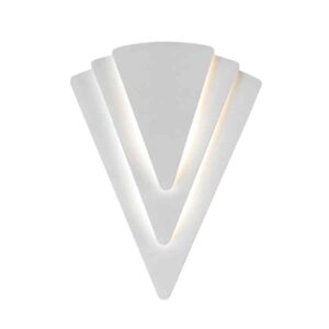 CLA SURAT: City Series LED Dual-CCT Interior Triangular Dimmable Wall Light