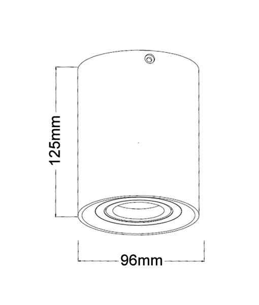 CLA SURFACE: GU10 Round Surface Mounted Ceiling Downlights - Image 4