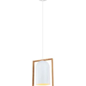 CLA SWING: Oblong Wood Frame Pendant Lights