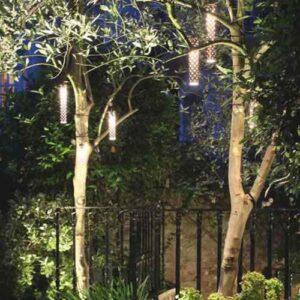 CLA TREEC: Exterior 12V MR11 Solid Copper Tree Pendant Light IP23