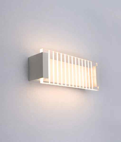 CLA VIENNA: City Series LED Interior Rectangular with Clear / Frost Ribbed Diffuser Wall Light - Image 4