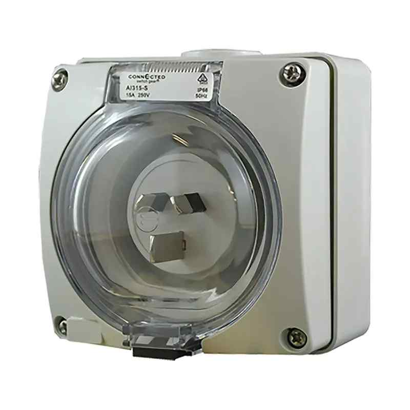 CGS Appliance Inlet – 3 Pin 250V AC 15A AI315-S