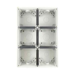 CGS IP66 Mounting Base 6 Gang ME6