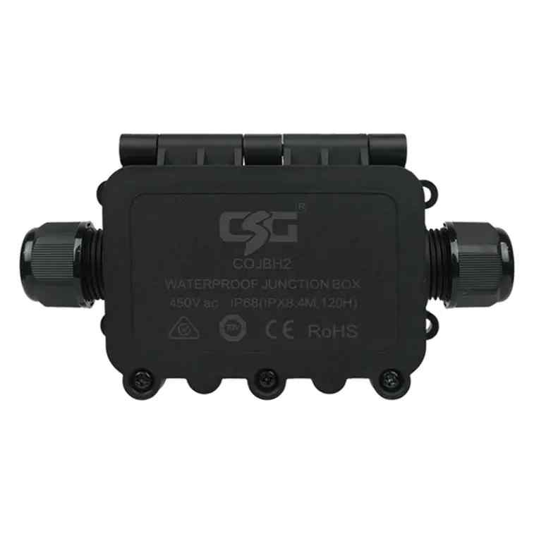 CSG IP68 Junction Box with Terminal Block – 4 Cable Entries T Style COJBH4T - Image 2