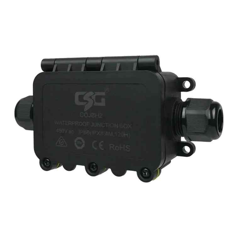 CSG IP68 Junction Box with Terminal Block – 4 Cable Entries T Style COJBH4T - Image 3