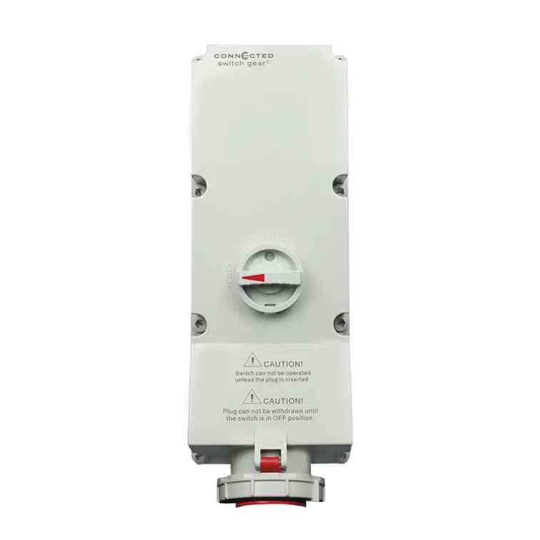CGS IP67 Combination Switched Socket Outlet Interlock 5 Pin 400V 125A CS5125-400E - Image 2