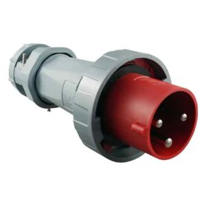 CGS IP67 Plug Straight 3 Pin – 400V 125A P3125-400E