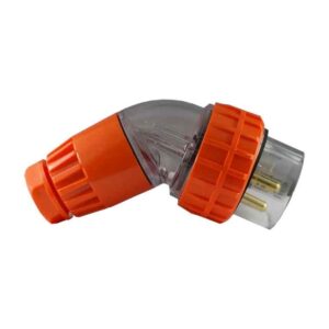 CGS IP66 3 Pin Angled Plug – 250V 20A PA320R