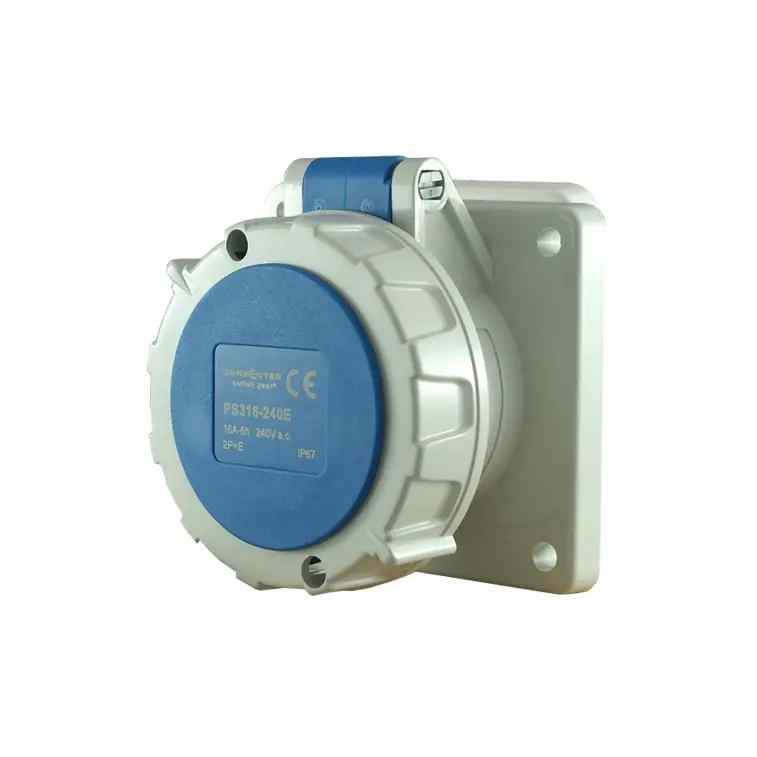 CGS IP67 Panel Socket 5 Pin – 240V 16A PS516-240E