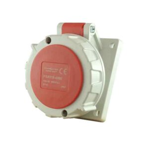 CGS IP67 Panel Socket Angle 3 Pin – 400V 32A PSA332-400E
