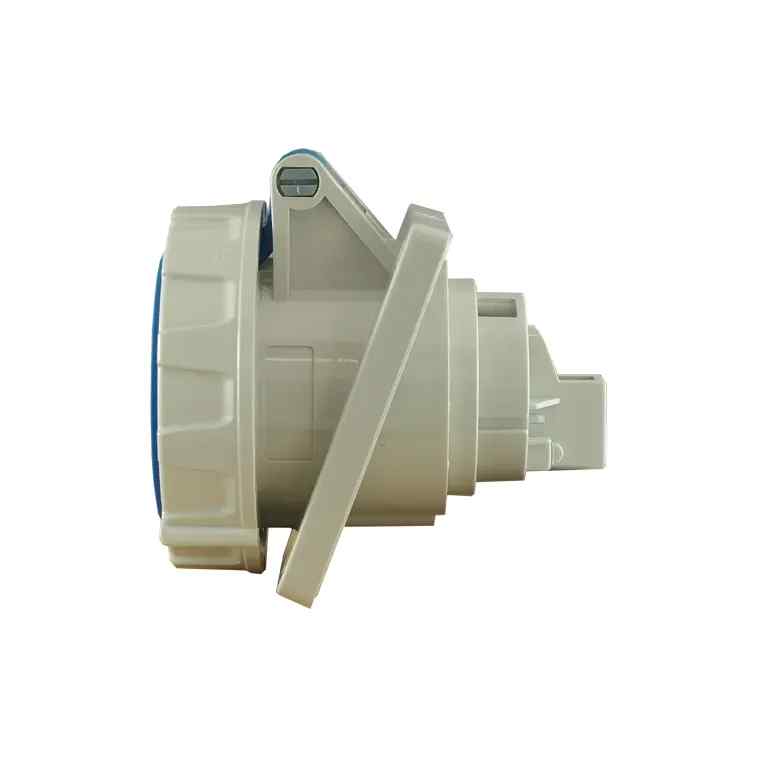 CGS IP67 Panel Socket Angle 3 Pin – 240V 32A PSA332-240E