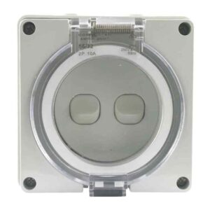 CGS IP66 Surface Switch 1 Pole 250V 10A 2 Gang S102