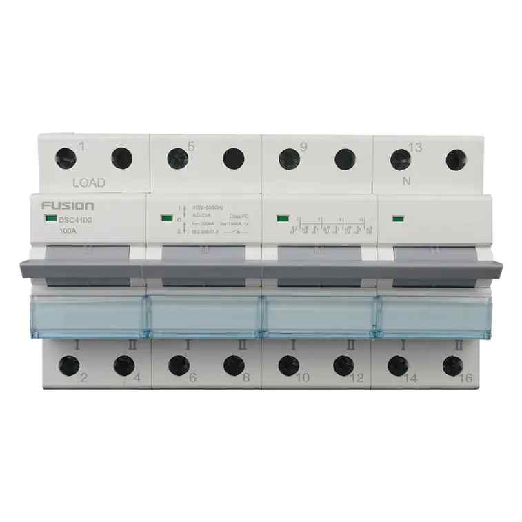 CSG Changeover Switch DIN Rail Mount 4 Pole 400V AC 100A - Image 2