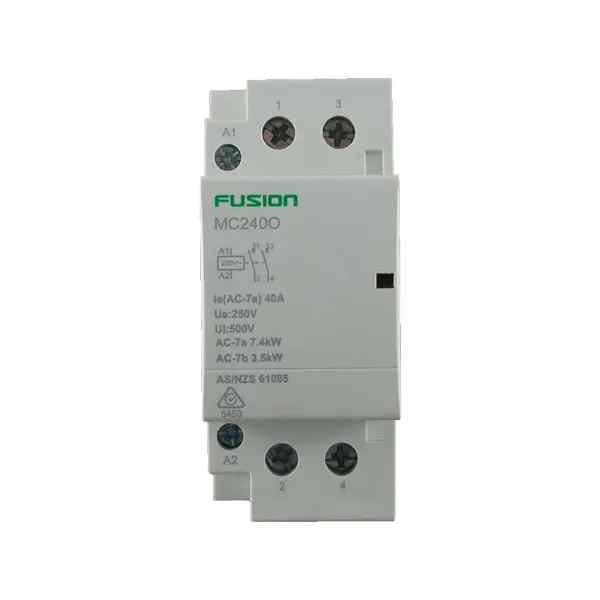 CSG Modular Contactor 2 Pole 250V AC 40A 2NC