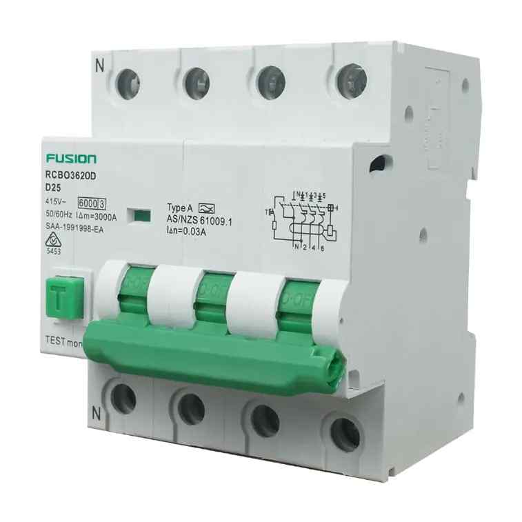 CSG RCBO 3P+N 6kA 415V 20A D Curve - Image 3
