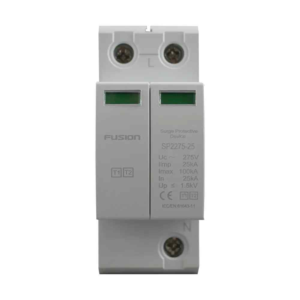 CSG Surge Arrestor Type 1+2, 2 Pole 275V 25kA L-N