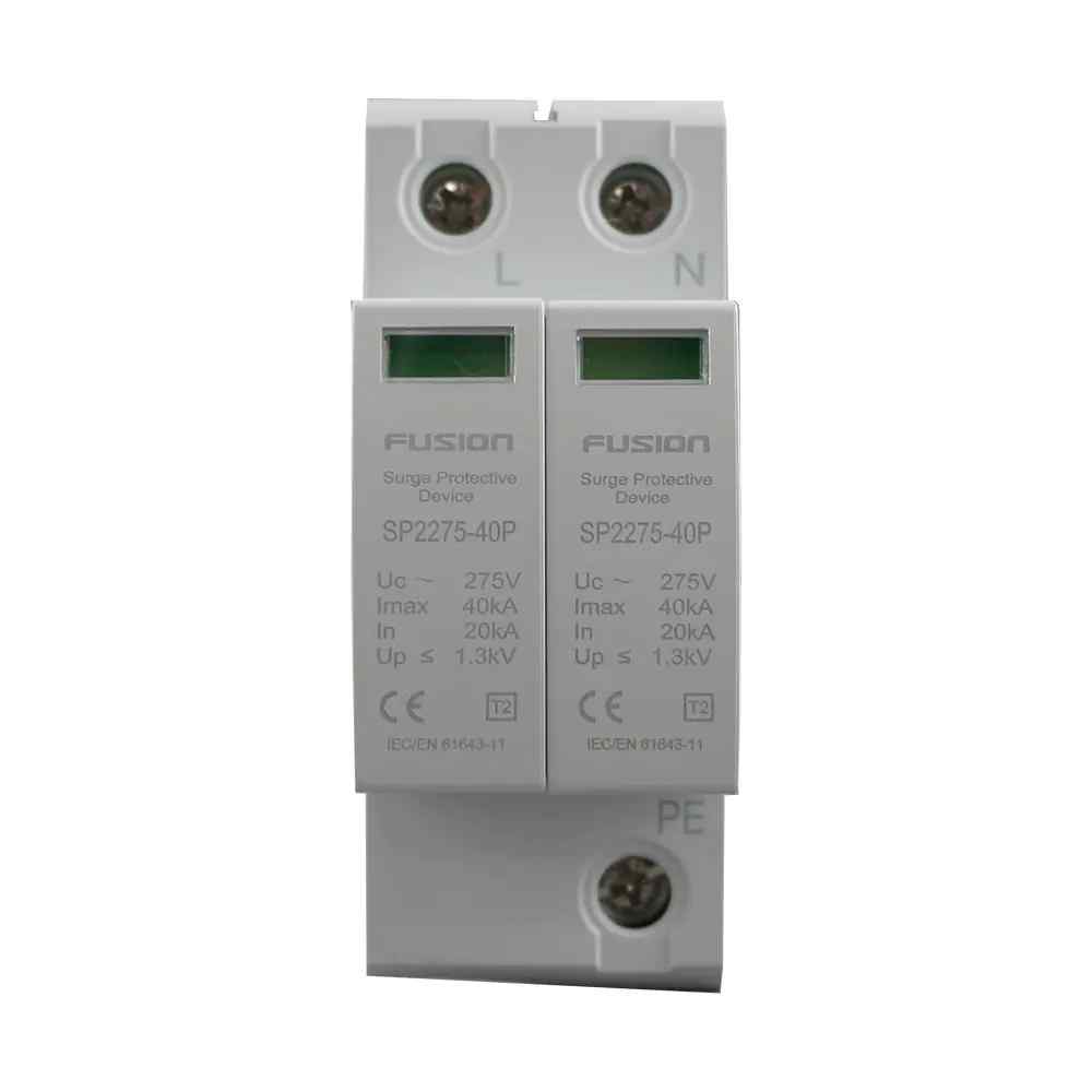 CSG Surge Arrestor Type 2, 2 Pole 275V 40kA L-NPE