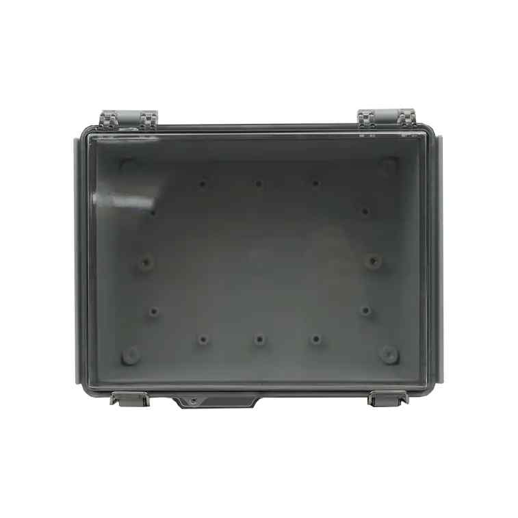 CSG IP65 Weatherproof Enclosure 220 x 170 x 110mm Clear Hinged Cover - Image 3