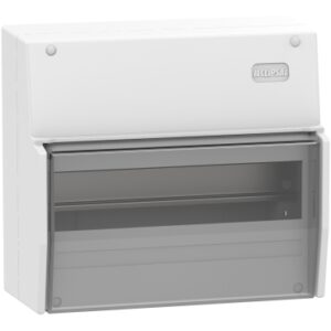 Clipsal MAX9 11 Pole Plastic Surface Mounted Switchboard Plain Door