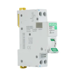Clipsal 40 Amp MAX9 Miniature Circuit Breaker MCB C Curve 1 Pole + N C Curve 6kA