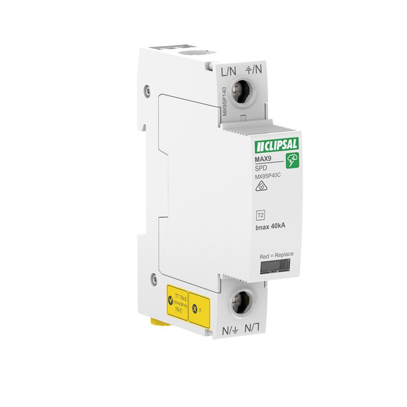 Clipsal MAX9 1 Pole 1 Module 40Ka Surge Protection Diverter