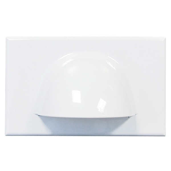 TradeSave Wall Plate, Bull Nose, White - TSBNP1