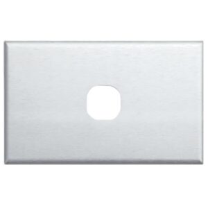 TradeSave Switch Cover Plate, 1 Gang, Stainless Steel - TSESW1/SC