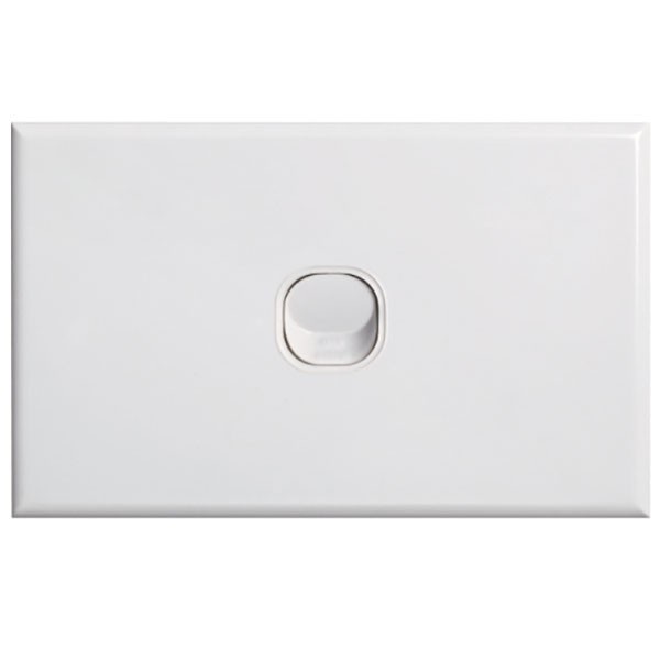 TradeSave Switch Slim, Horizontal, 1 Gang, 16A, Two Way - TSESW1S