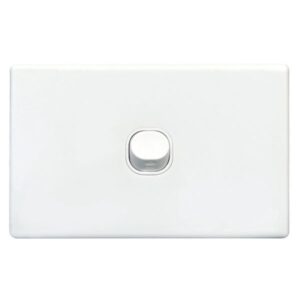 TradeSave Switch Slim, Plate Only, No Mechs, 1 Gang with Cover - TSESW1S/P