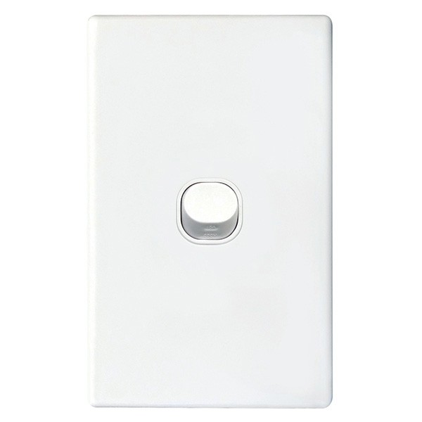 TradeSave Switch Slim, Vertical, 1 Gang, 16A, Two Way - TSESW1S/V