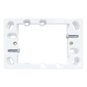 TradeSave Mounting Block, Shallow, White, 18mm - TSMB18