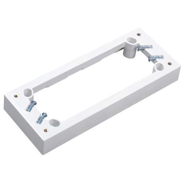 TradeSave Mounting Block, Quad, White, 25mm - TSMB25