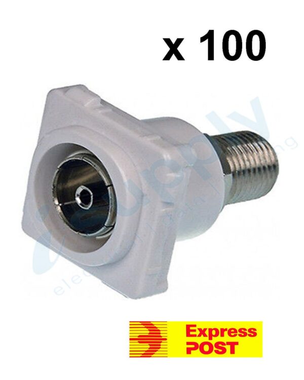 100 X CLIPSAL Compatible Outlet Mech Insert Mechanism TV Antenna TVC EXPRESSPOST