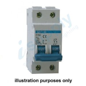 16A Circuit Breaker 2 Pole 6kA MCB
