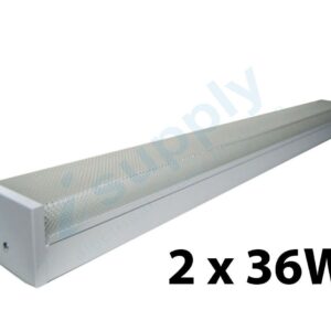 2 x 18W LED Diffused Batten Double 4ft T8