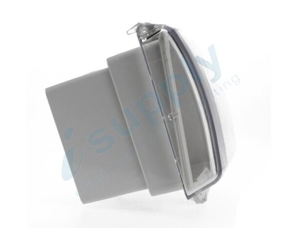 DEXTON Double Power Point 15 amp + Weatherproof Box Lock Clear Lid - Image 6