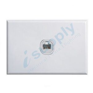 DEXTON Rj45 Slim 5mm Data Outlet Point Socket White WS-RJ45