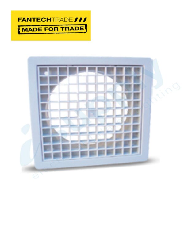 FANTECHTRADE 100mm ECG Egg Crate Ceiling Grille FANECG100PK