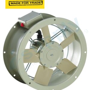 FANTECHTRADE Short cased in-line duct fan 400mm 4 pole 3Ph FANSCD404
