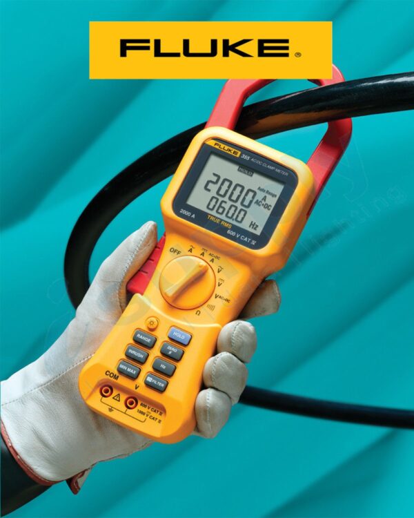 Fluke CLAMP METER, AC/DC TRMS 2000A AMPS ONLY FLU353 - Image 2