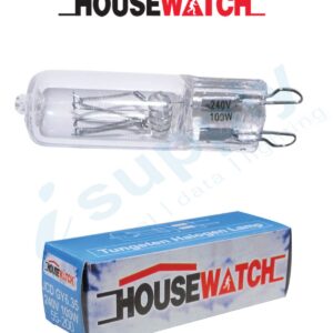 HOUSEWATCH TUNGSTEN HALOGEN LAMP G9 75W, 950 LM, 2800K 55-201