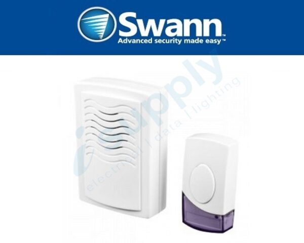 SWANN Wireless Door Chime 50m Door Bell SWHOM-DC805B