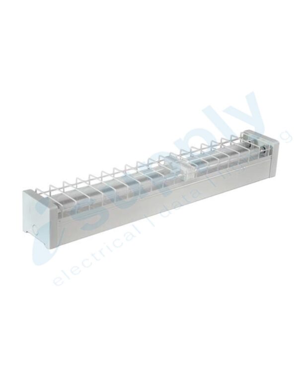 2 x 18W LED Batten with Wire Guard 4ft T8 - Image 2