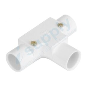 5 x 25mm Inspection Tee PVC Junction Box T Elbow Conduit Electrical Cable